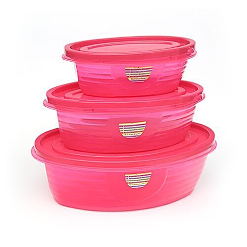 Buy Polyset Magic Seal Storage Containers - Plastic, Square, Royal Blue,  High Quality, Sturdy Online at Best Price of Rs 275 - bigbasket