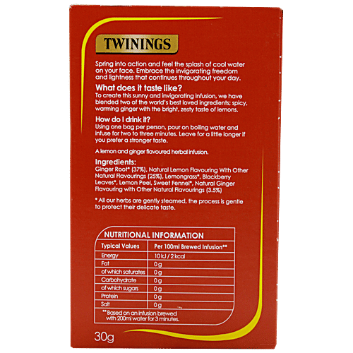 Buy Twinings Lemon & Ginger Online at Best Price - bigbasket