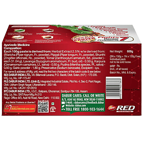 red dabur paste