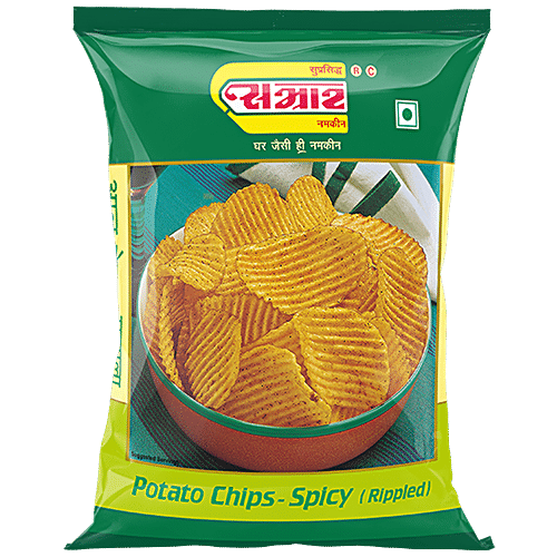 Buy Samrat Alu Wafer Namkeen - Masala, Potato Chips, Spicy Online at ...