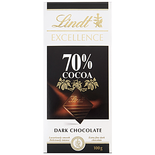 Buy Lindt Chocolate Excellence Bar 70 Cocoa 100 Gm Online at the Best ...