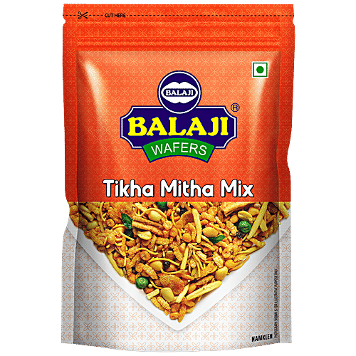 Buy Balaji Namkeen Tikha Mitha Mix 400 Gm Online at the Best Price of ...