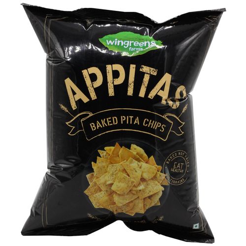 Appitas Chips - Pita, Baked, Tangy Cheese, Multigrain, 60 g  Baked Not Fried
