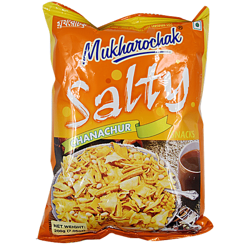 Buy Mukharochak Namkeen Salty Chanachur 200 Gm Online at the Best Price ...