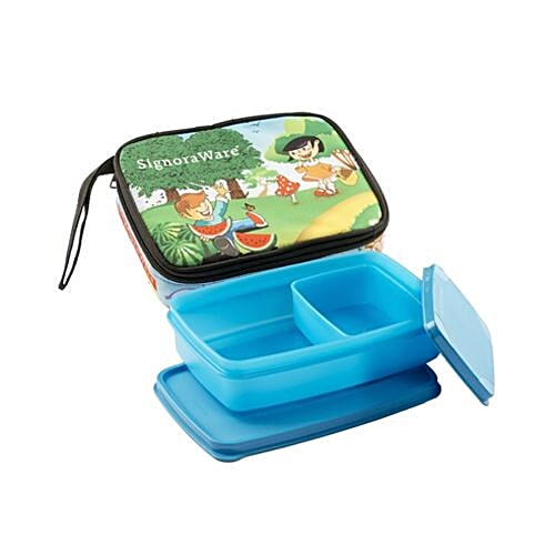 Buy Signoraware Kids Friends Compact Lunch Small - Blue Online at Best ...