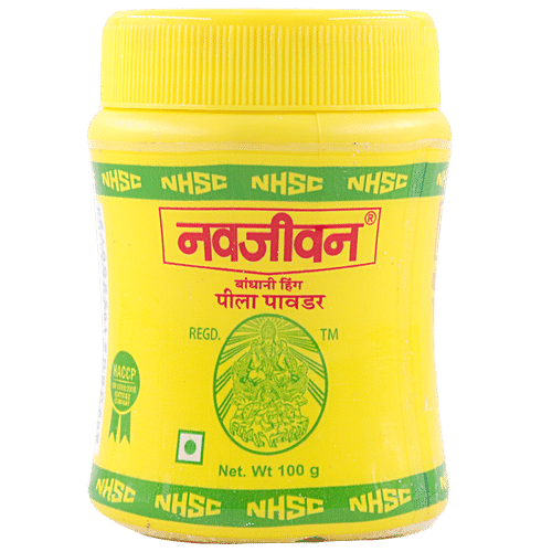 Buy Navjeevan Hing Powder Yellow 100 Gm Online at the Best Price ...