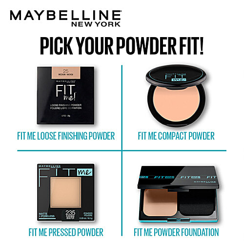 Buy Maybelline New York Fit Me Matte + Poreless Powder - 310 Sun Beige ...