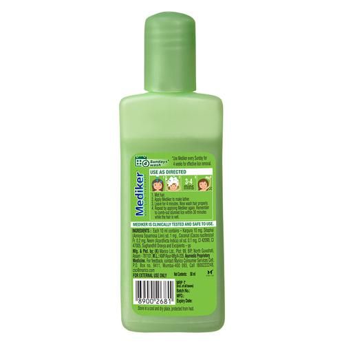 evenaar Doe voorzichtig barrière Buy Mediker Shampoo Anti Lice Treatement 50 Ml Online At Best Price -  bigbasket