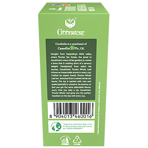 Goodricke Thurbo Darjeeling Whole Leaf Tea, 100 g  