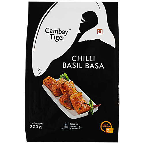 Buy Cambay Tiger Basa Fish Chilli Basil 200 Gm Online At Best