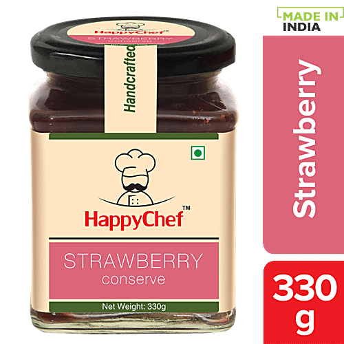 Buy Happy Chef Conserve Strawberry 330 Gm Online At Best Price of