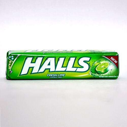 Buy Halls Candy - Fresh Lime Flavoured Stick Online at Best Price of Rs ...