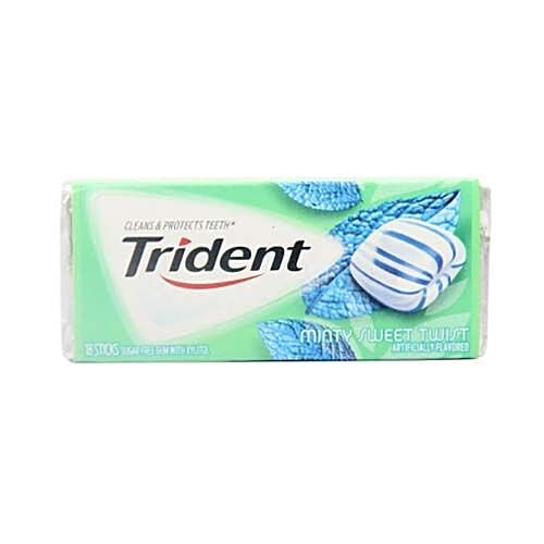 Buy Trident Chewing Gum Minty Sweet Twist Sugar Free Online At Best Price Of Rs 149 Bigbasket