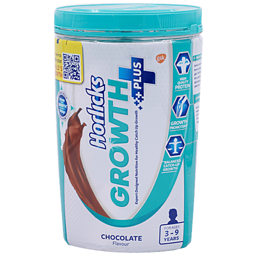 Buy Horlicks Growth Plus Tion Drink (chocolate) 400gm*2, 50% Off