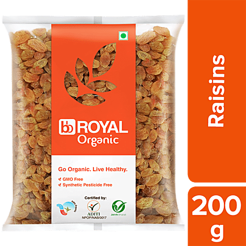 Buy Bb Royal Organic Raisinkismis 200 Gm Online At Best Price of Rs 92. ...