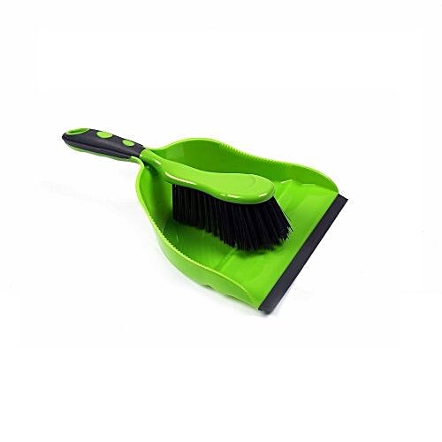 Buy Zolo Dustpan Set - Heavy Duty, Rubber Grip Online at Best Price of ...