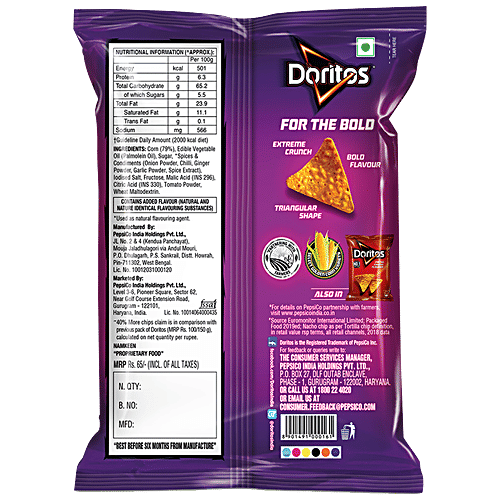 Buy Doritos Sweet Chilli 140 Gm Online At Best Price of Rs 100 - bigbasket