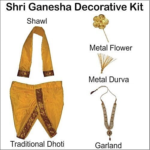 Buy Om Bhakti Shri Ganesha Decorative Kit Online At Best Price