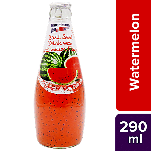 Americano Basil Seed Drinks Watermelon 290 ml