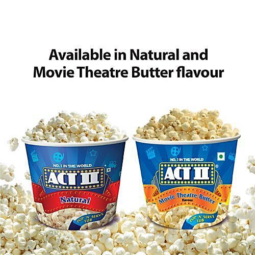 Buy Act Ii Microwave Popcorn Natural 130 Gm Online At Best Price