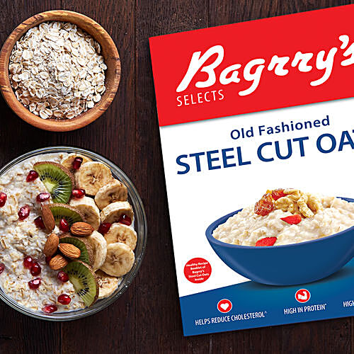 Buy Bagrrys Oats Steel Cut 500 Gm Online At Best Price