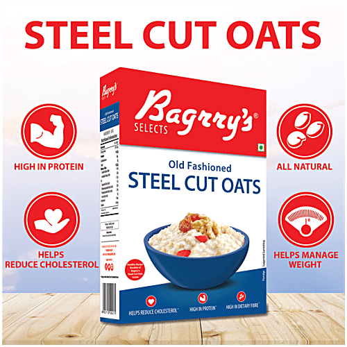 Buy Bagrrys Oats Steel Cut 500 Gm Online At Best Price