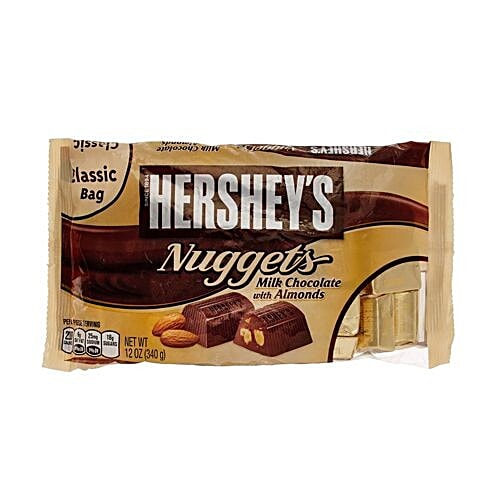 Buy Hershey's Nuggets - Milk Chocolate with Almond, Imported Online at ...