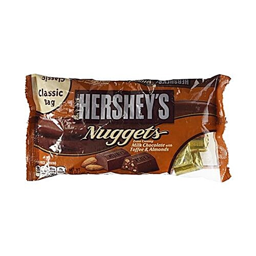 Buy Hershey's Nuggets - Milk Chocolate with Toffee & Almond, Imported ...