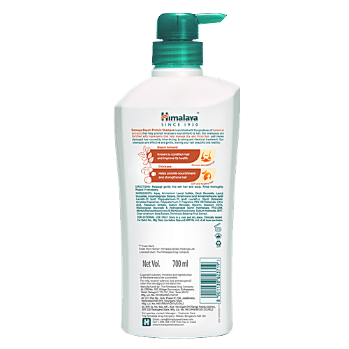 Buy Himalaya Shampoo Damage Repair Protein 700 Ml Online At Best Price ...