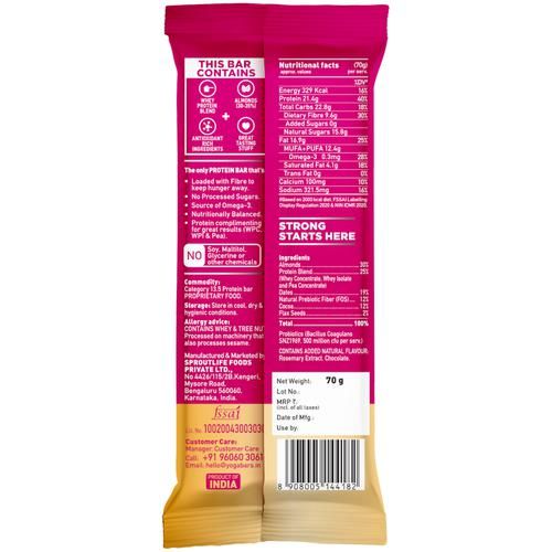Buy Yoga Bar 20 Gm Protein Bars Chocolate Cranberry 60 Gm Online