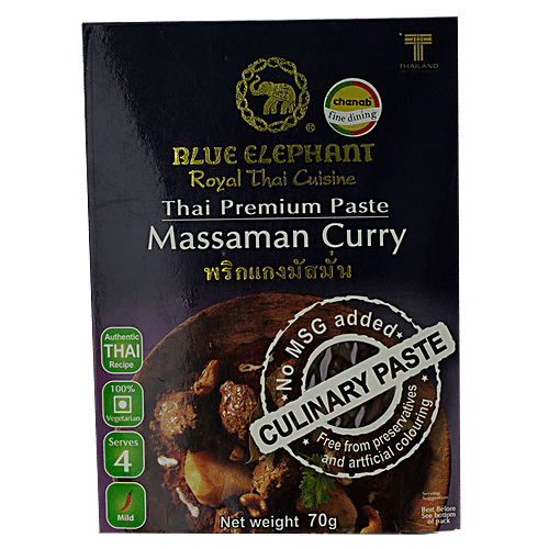 Buy Blue Elephant Paste Massaman Curry 70 Gm Online At Best Price