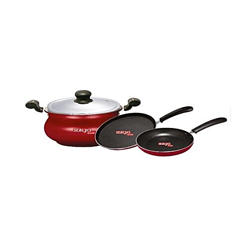 Surya accent pressure best sale cooker set of 3