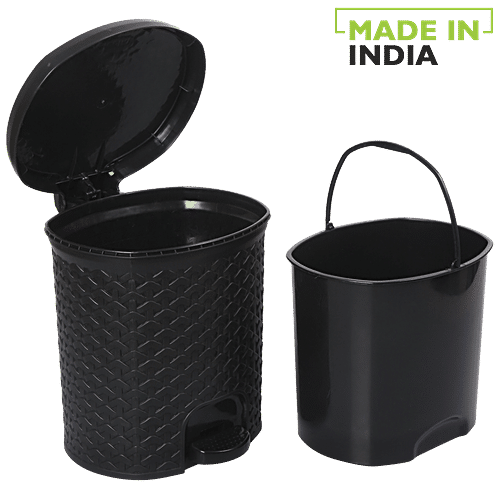 Buy Cello Classic Plastic Dustbin Garbage Bin Black Online at