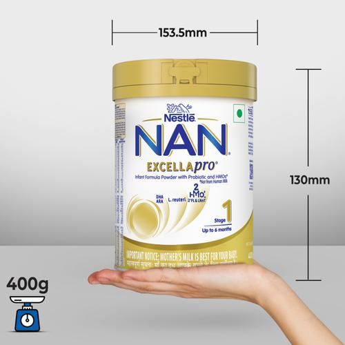 Buy Nestle Nan Pro 1 (Upto 6 Months) 400 gm (Tin) online at best price-Baby  and Infant Supplements