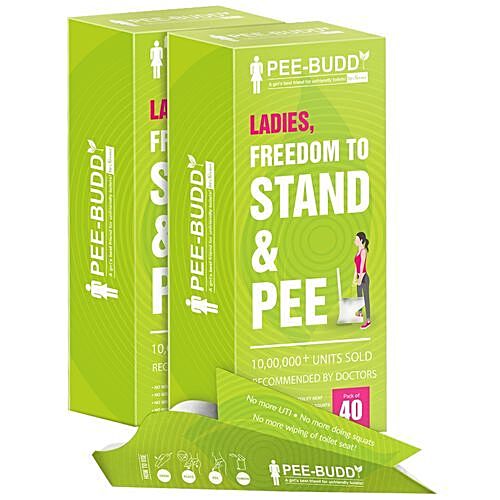 Peebuddy - Reusable Portable Female Urination Device - Pack of 2