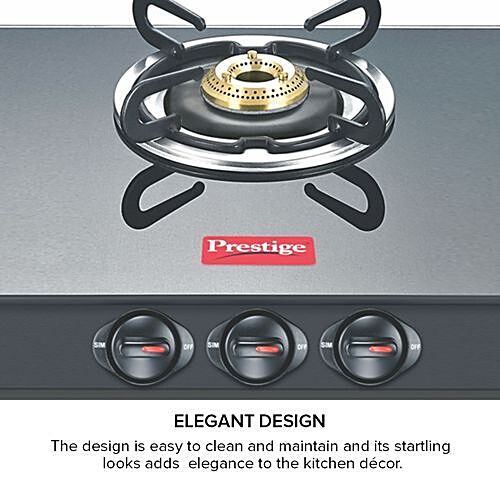 Buy Prestige Gas Stove 3 Burner Marvel Glass Tables Gtm03l