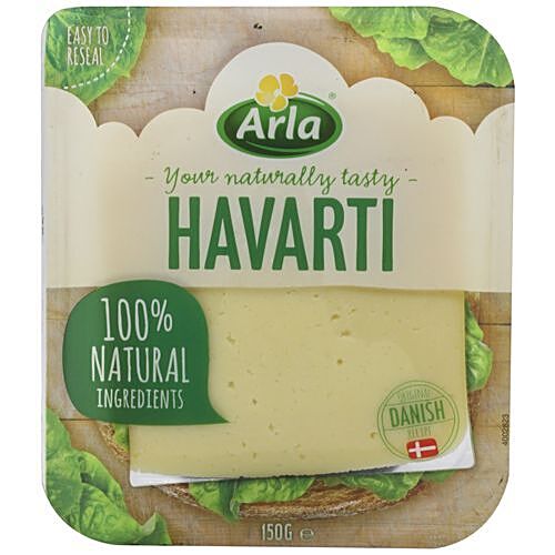 Buy Arla Cheese Havarti Slice 150 Gm Online At Best Price of Rs 520