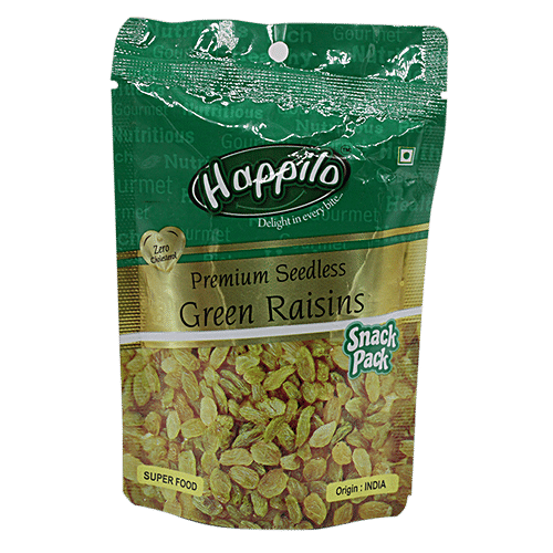 Buy Happilo Premium Raisins Green Seedless 40 Gm Online At Best Price ...