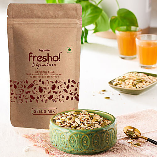 Buy Fresho Signature Seeds Mix Dehydrated 150 Gm Online At Best Price of Rs  165 - bigbasket