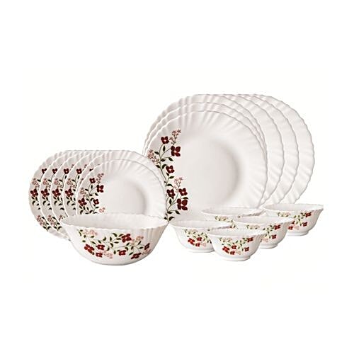 Buy Larah by Borosil Dinner Set - Janus Online at Best Price of Rs 2250 ...