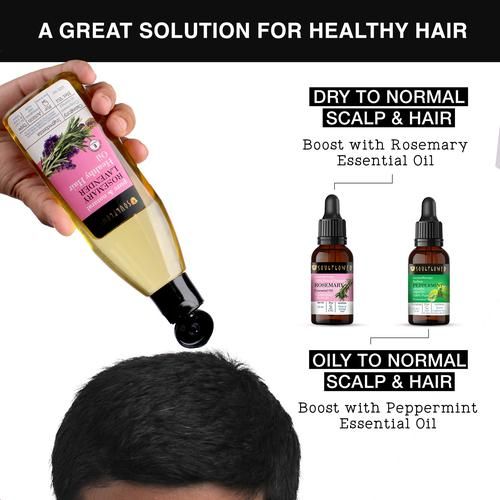 Buy Soulflower Rosemary Lavender Healthy Hair Oil - For Hair Growth, Anti  Hair Thinning, Cold Pressed Online at Best Price of Rs 209.25 - bigbasket