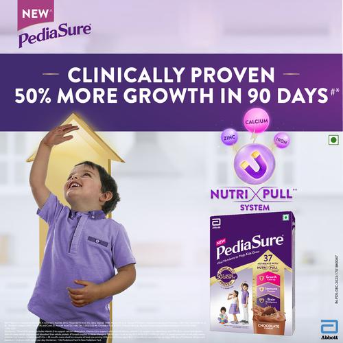 Pediasure Nutrition Drink Powder - Chocolate Flavour, Nutrition For Kids Growth, 950 g Box Supports Weight & Height Gain, Scientifically Designed Nutrition For Kids