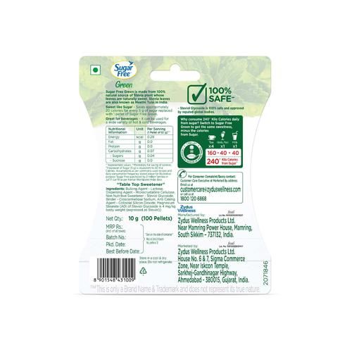 Buy Sugar Free Green Sweetener - With Natural Stevia, Zero Calories Online  at Best Price of Rs 207 - bigbasket
