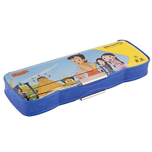 Buy Pratap Pencil Box - Plastic, One Lock, Junior, Chhota Bheem