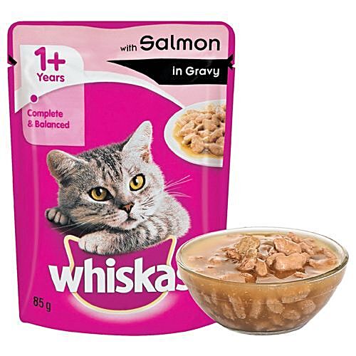 Whiskas salmon shop in gravy