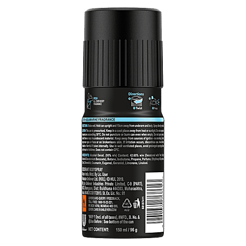 Buy Axe Deodorant Recharge Ocean Breeze 150 Ml Online At