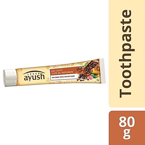 lever ayush anti cavity clove oil toothpaste