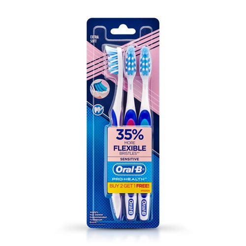 Buy Oral-B Sensitive Care (Extra Soft) Bristles Toothbrush 5 pcs Online at  Best Prices in India - JioMart.