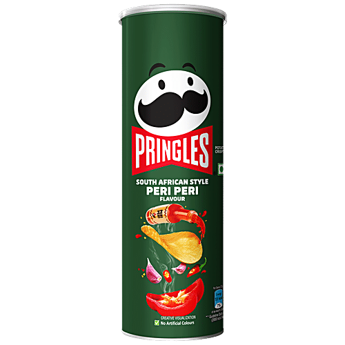 Buy Pringles Potato Crisps South African Style Peri Peri Flavour 110 Gm ...