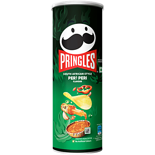 Buy Pringles Potato Crisps South African Style Peri Peri Flavour 110 Gm ...